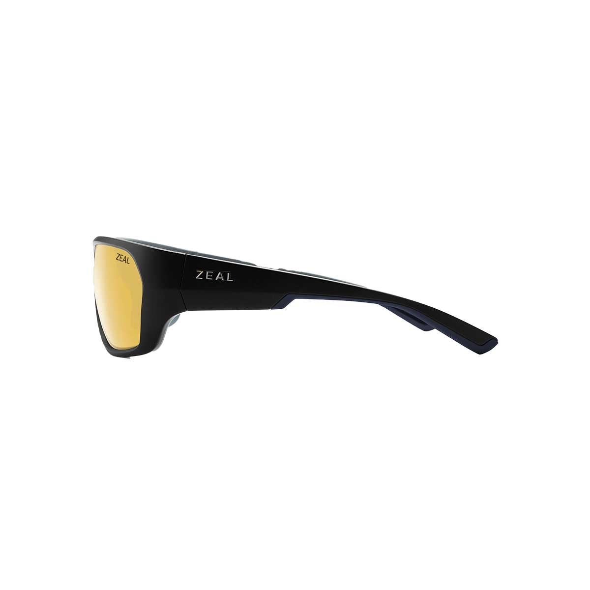 Zeal Caddis Sunglasses Polarized in Matte Black with AutoSun